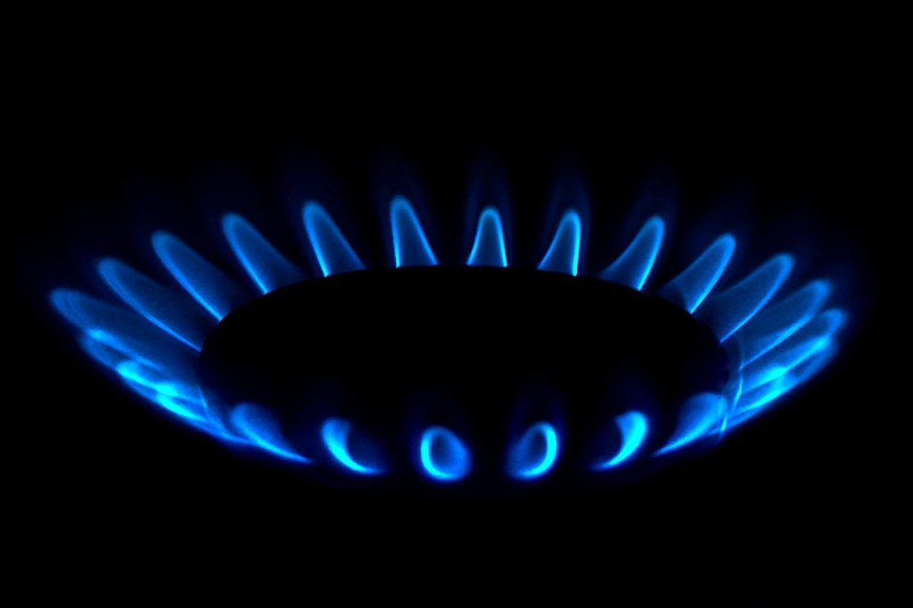 gas stove, flame, burner